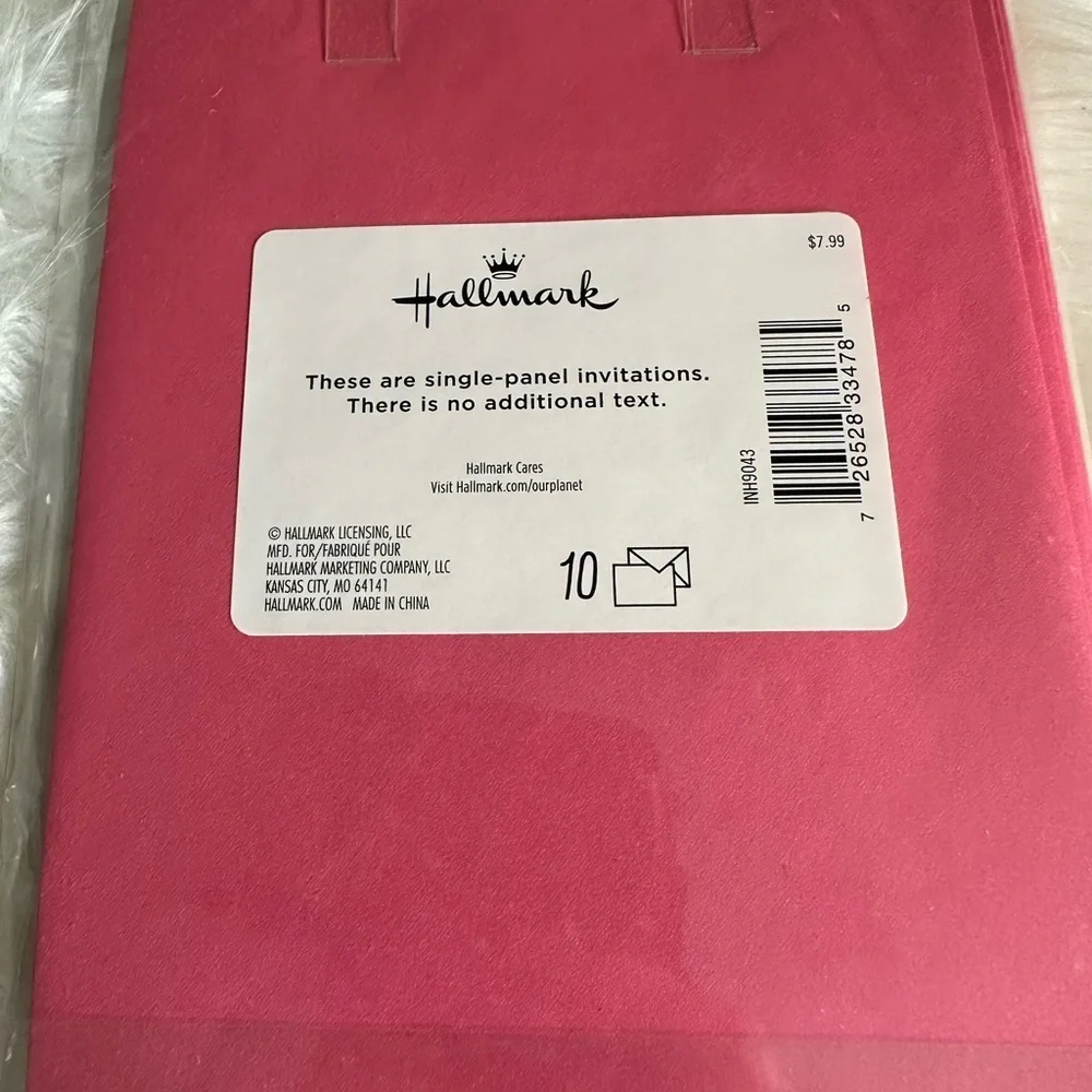 🩵5/$8 Flora  Invitation Cards